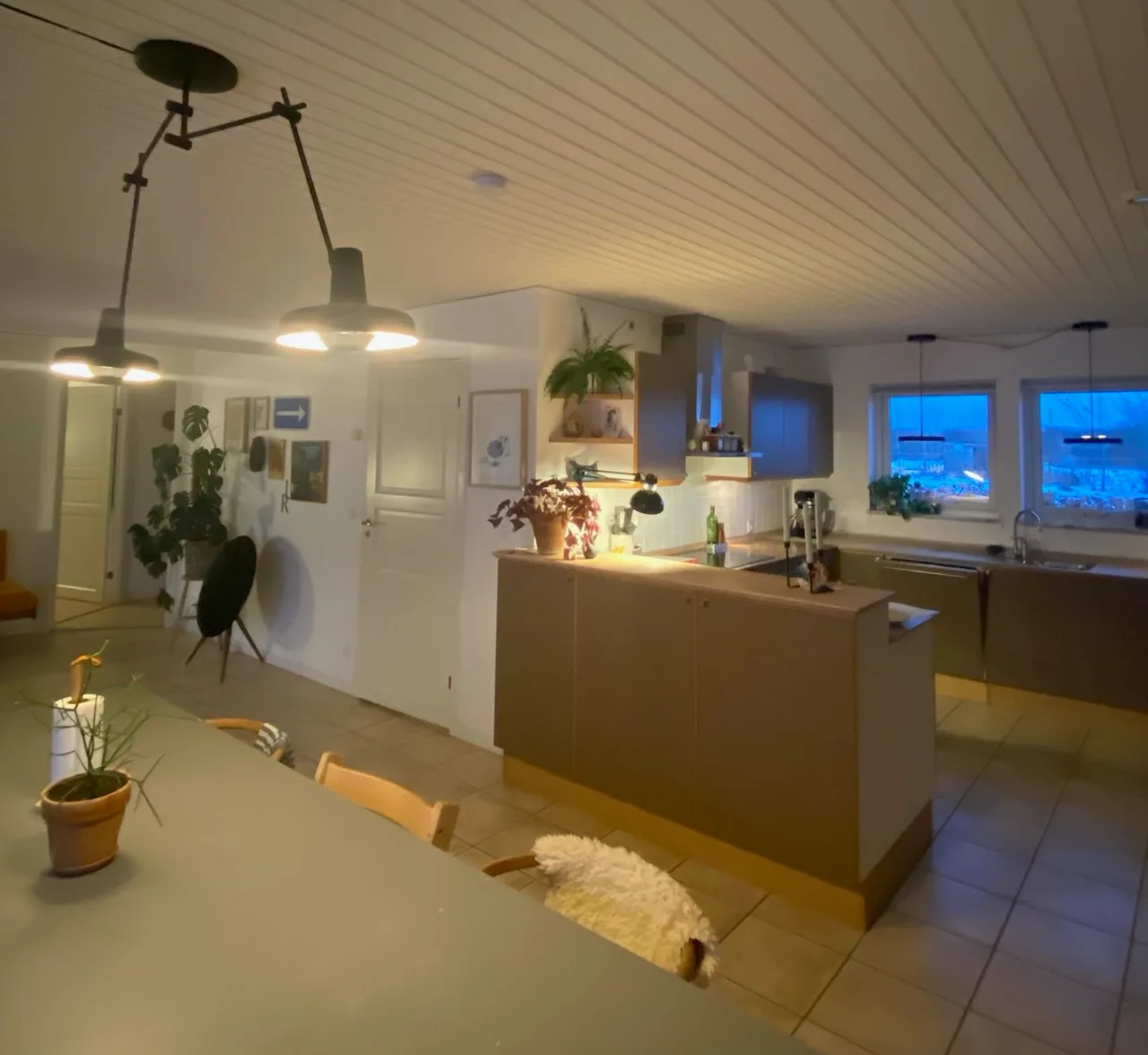 Aftenstemning efter renovering