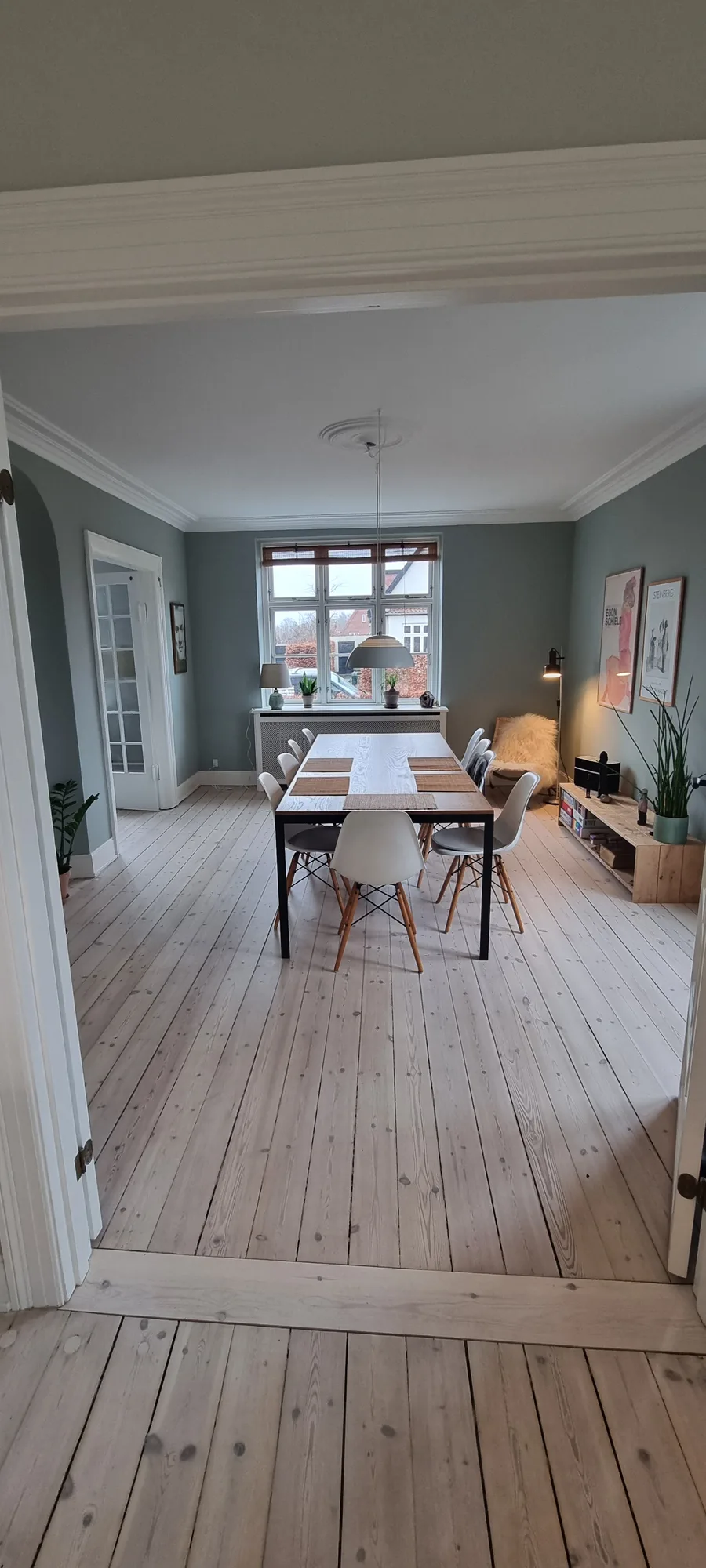 Aftenstemning efter renovering